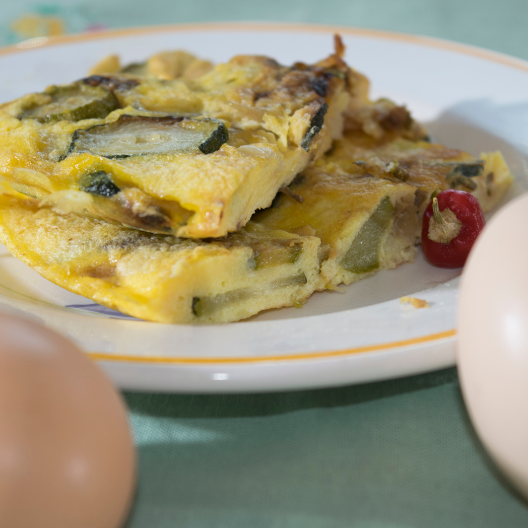 Omelet met champignons