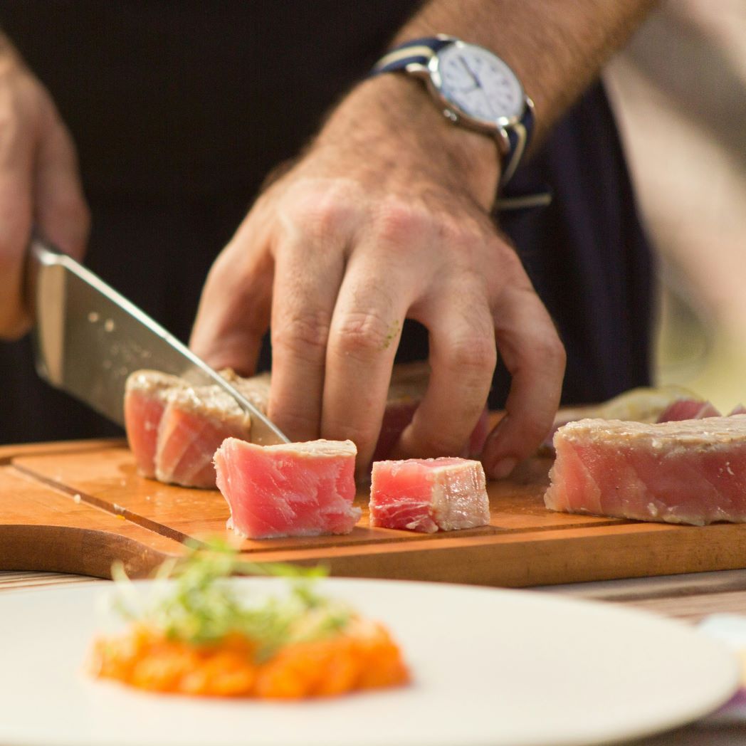 Zalm met groenten