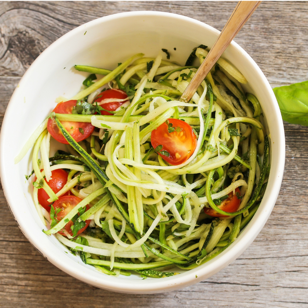 Courgette spaghetti