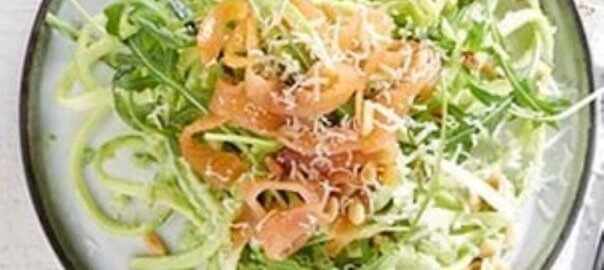 Courgette spaghetti