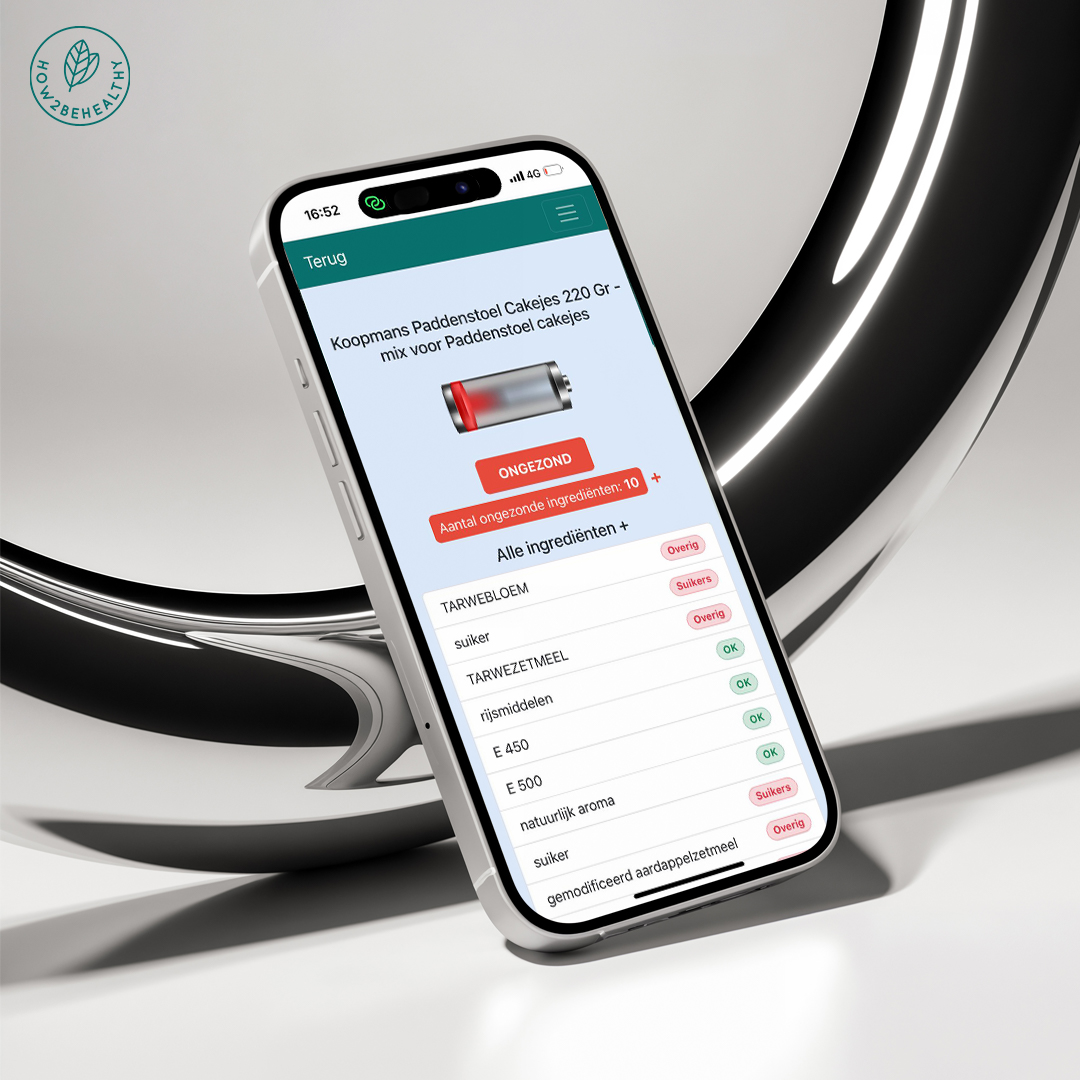 How2behealthy - Supermarkt barcodescanner - makkelijk gezonde voeding scannen