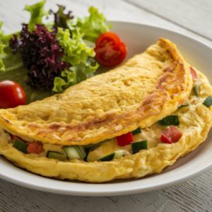 Ratatouille omelet